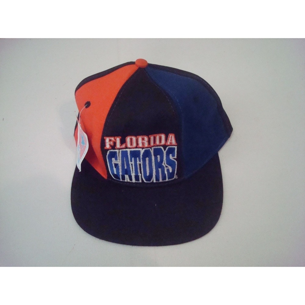FLORIDA GATORS 1993 PINWHEEL SNAPBACK 90S HAT CAP VINTAGE DEADSTOCK x2